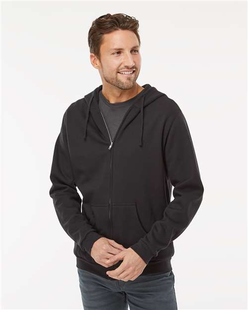 M&O Unisex Zipper Fleece Hoodie - 3331