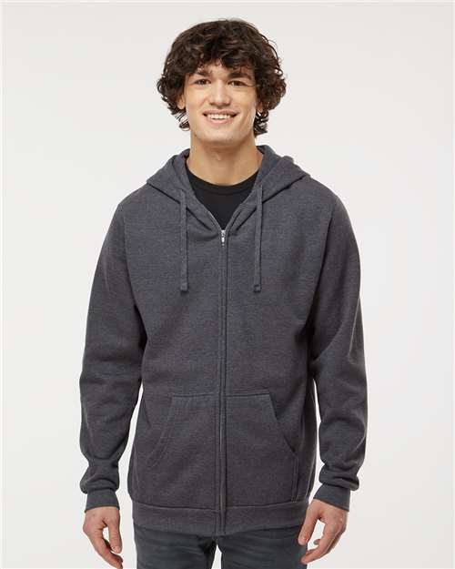 M&O Unisex Zipper Fleece Hoodie - 3331