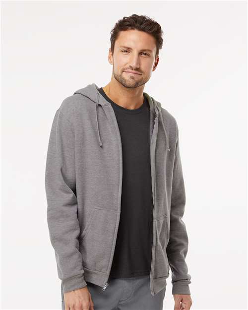 M&O Unisex Zipper Fleece Hoodie - 3331