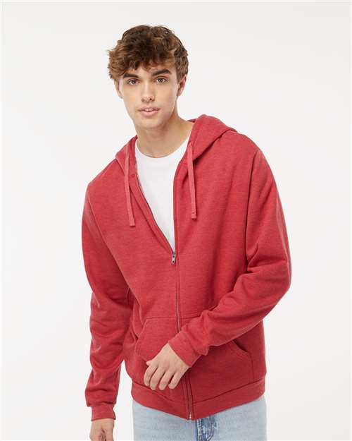 M&O Unisex Zipper Fleece Hoodie - 3331
