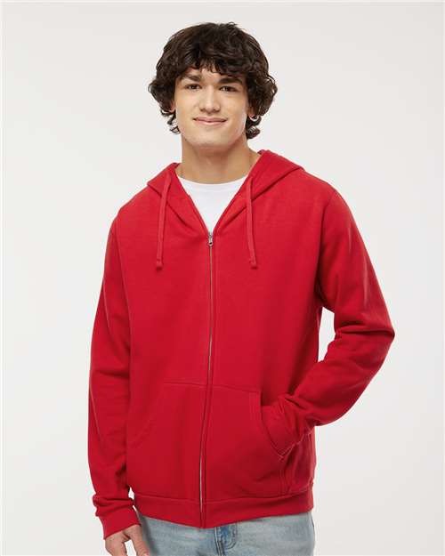M&O Unisex Zipper Fleece Hoodie - 3331