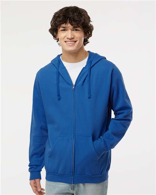 M&O Unisex Zipper Fleece Hoodie - 3331