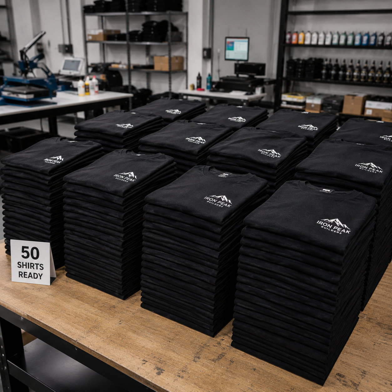 Bulk Custom T-Shirt Printing | 25+ Shirts