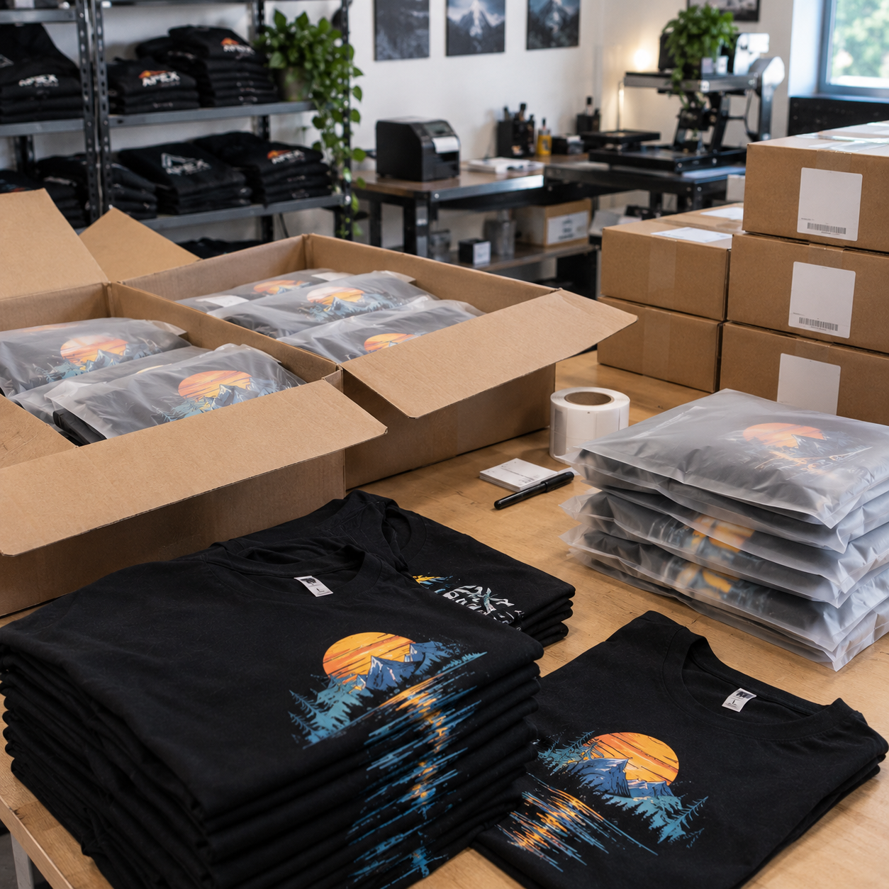 Bulk Custom T-Shirt Printing | 25+ Shirts