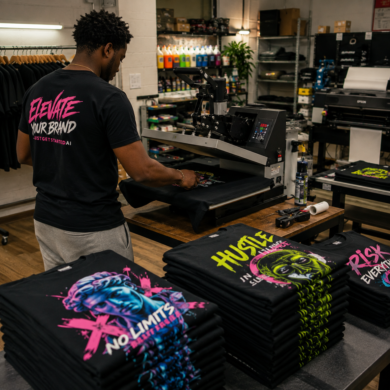 Bulk Custom T-Shirt Printing | 25+ Shirts