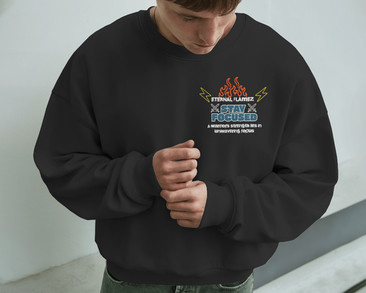 Stay Focused - Discipline Shapes the Warrior's Path Sweater